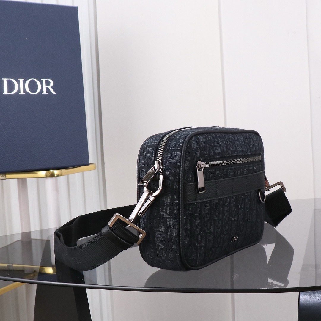 Dior Oblique Galaxy Men Shoulder Bags Size 22*15*6cm