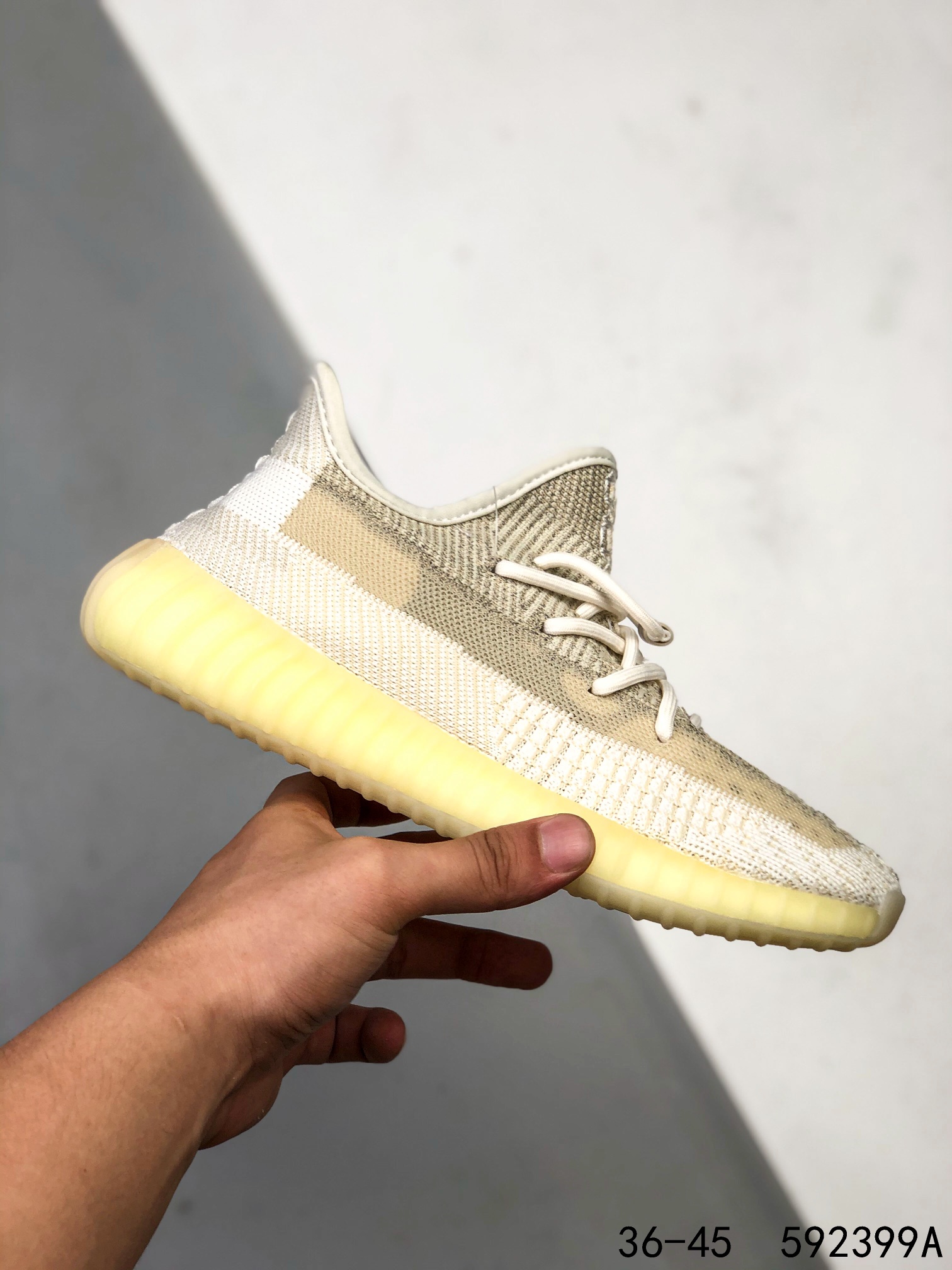 Yeezy 350 Boost 350 V2 Mens/Women Sneakers Shoes Pale Yellow 36 - 45