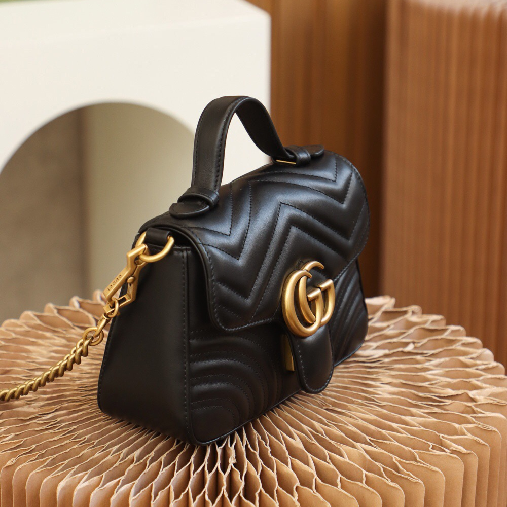 Gucci GG Marmont Top Handle Bags for Women Size 21*15.5*8cm