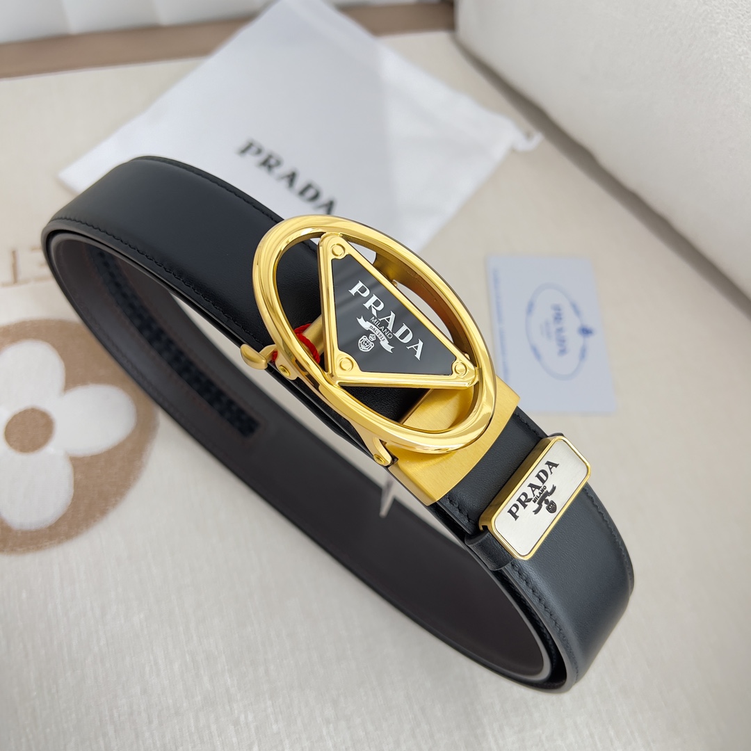 Prada Men Belt Width 3.5cm