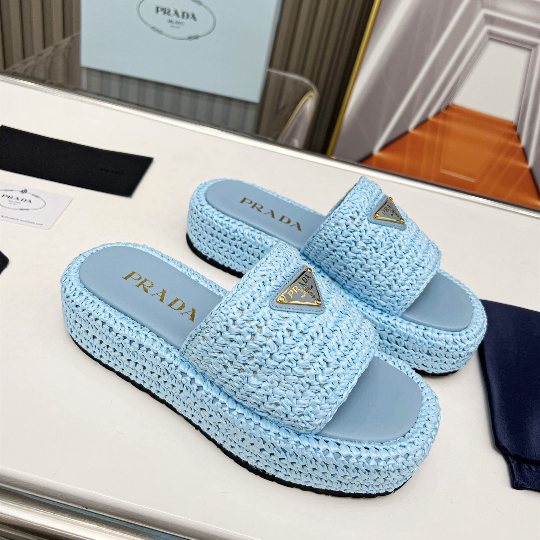 Prada 2024 New Monolith sandals Size 36-41