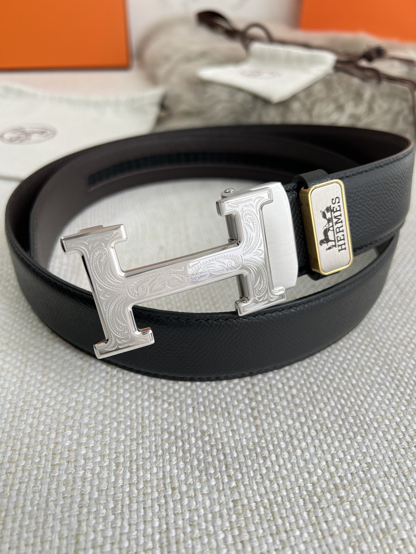 Hermes Men Belt Width 3.5cm