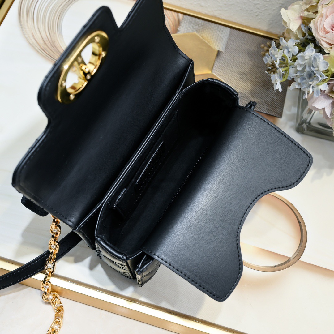 Dior Mini Dior Jolie Top Handle Women Shoulder Bags 19*12*6cm