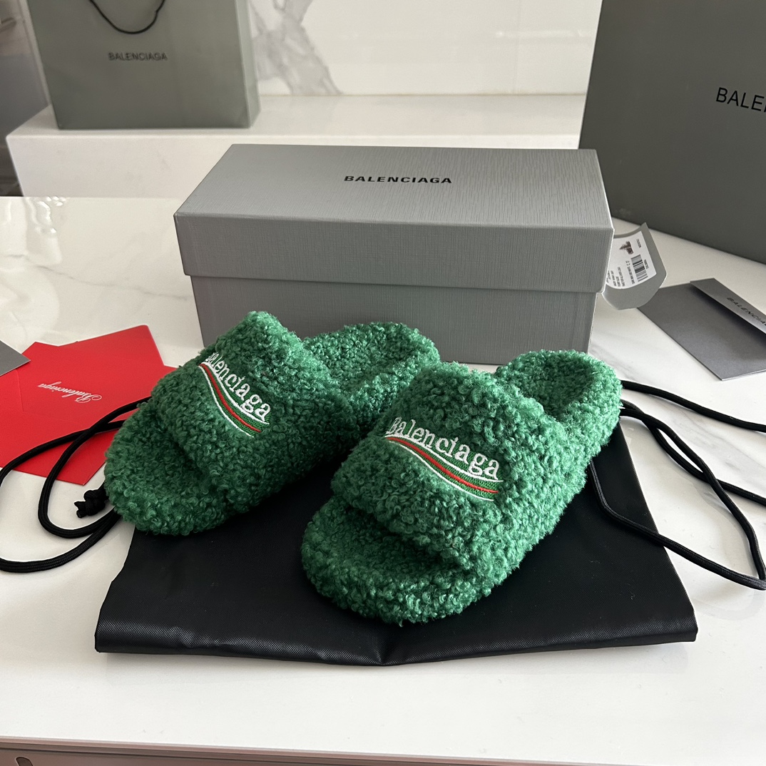 Balenciaga 23FW New Winter Slippers Size 35-41