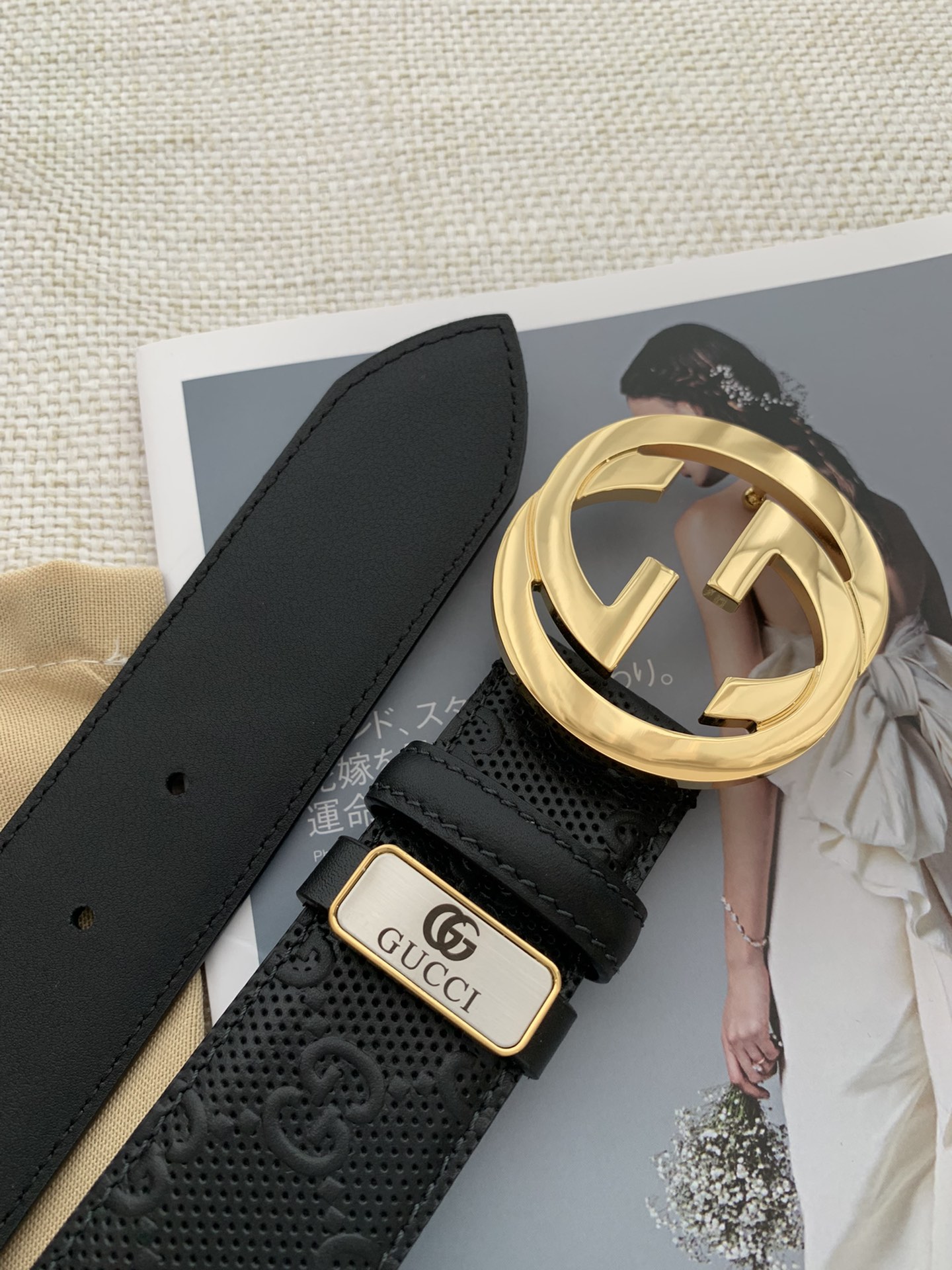 Gucci Men Belt Width 3.8cm