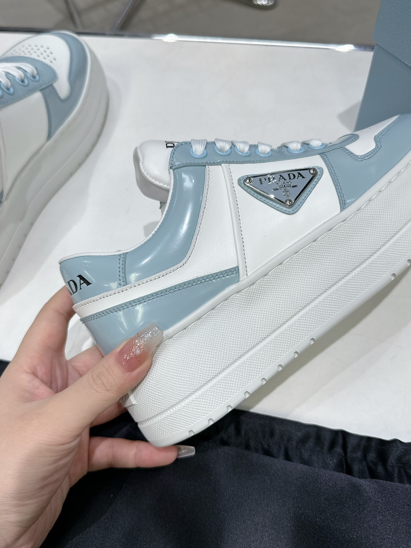 Prada 2024 New Downtown Bold leather Sneaker Size 36-41