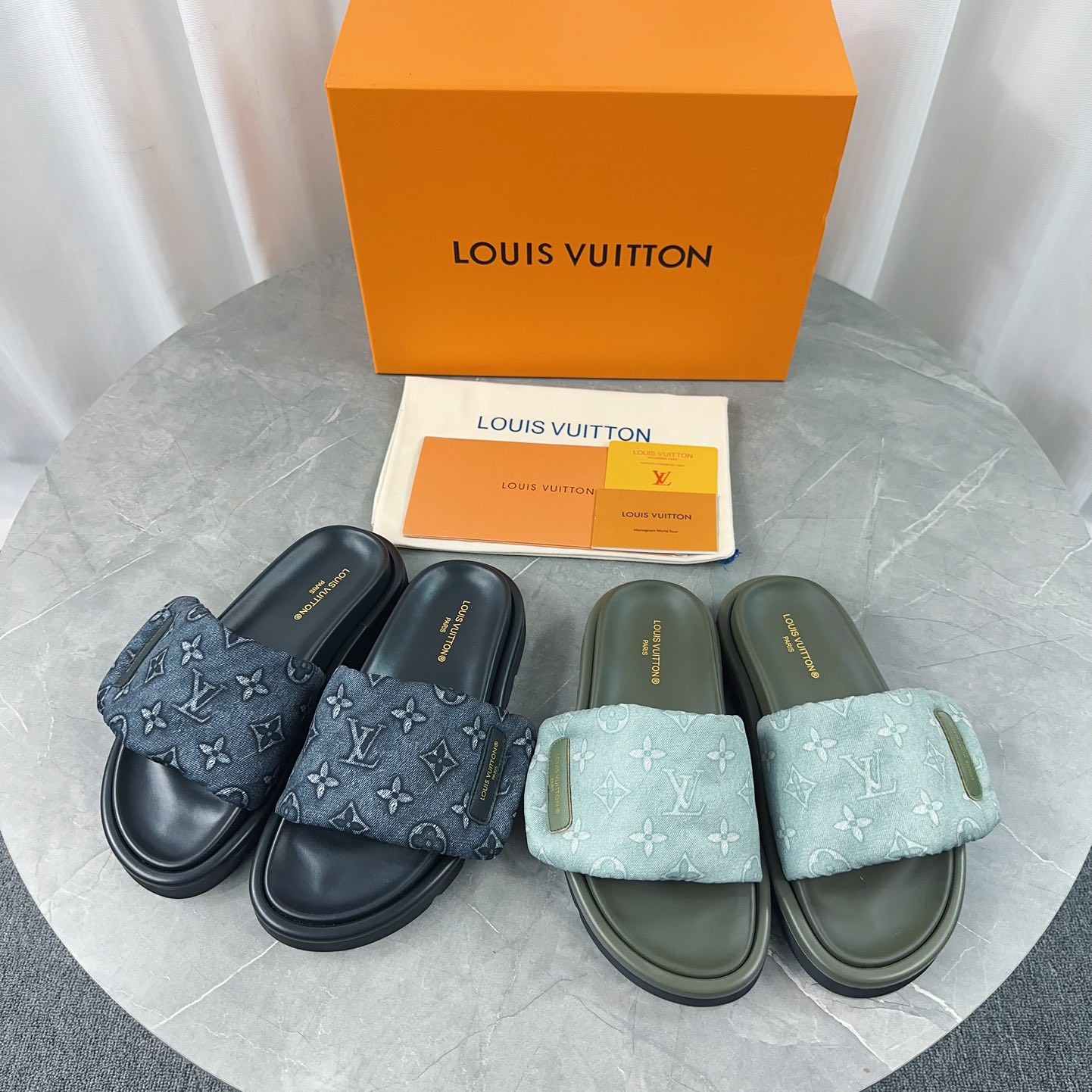 Louis Vuitton 2024ss Pool Pillow Comfort Slippers Size 36-45