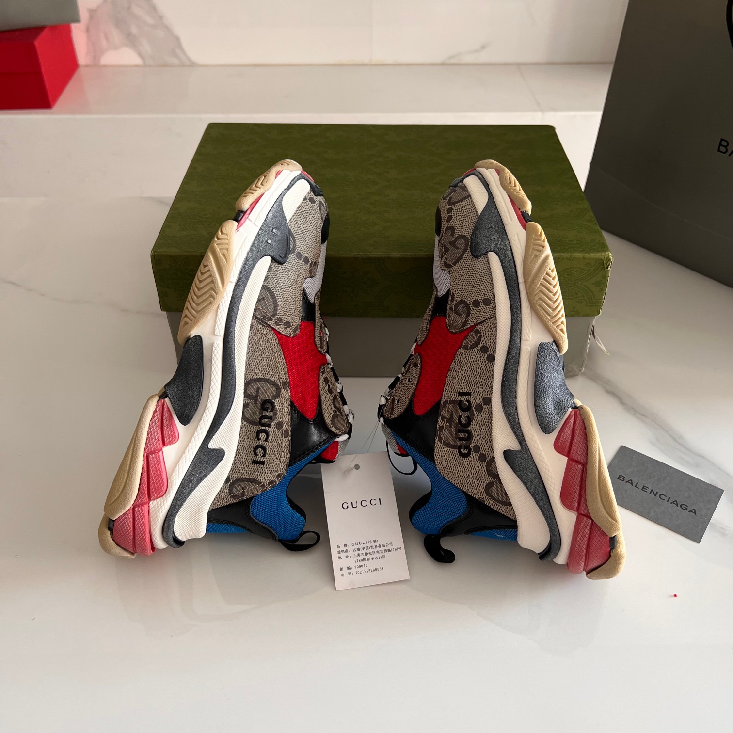 Balenciaga & Gucci Triple S Sneaker Unisex Size 35-45