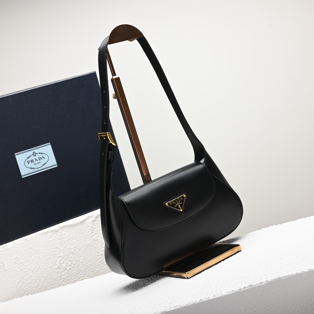 Prada 1BD358 Small Leather Shoulder Bags Size 25*15*5.5cm