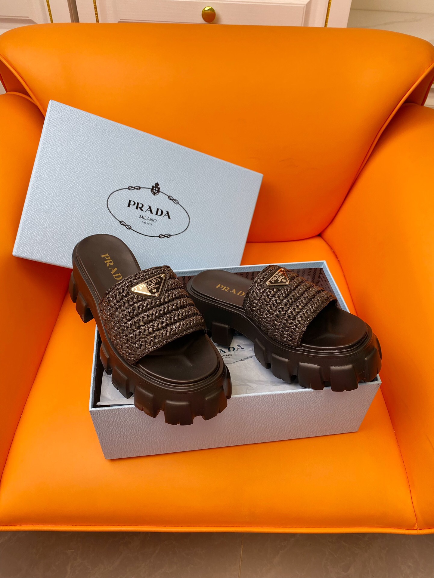 Prada 2024 New Monolith sandals Size 36-40