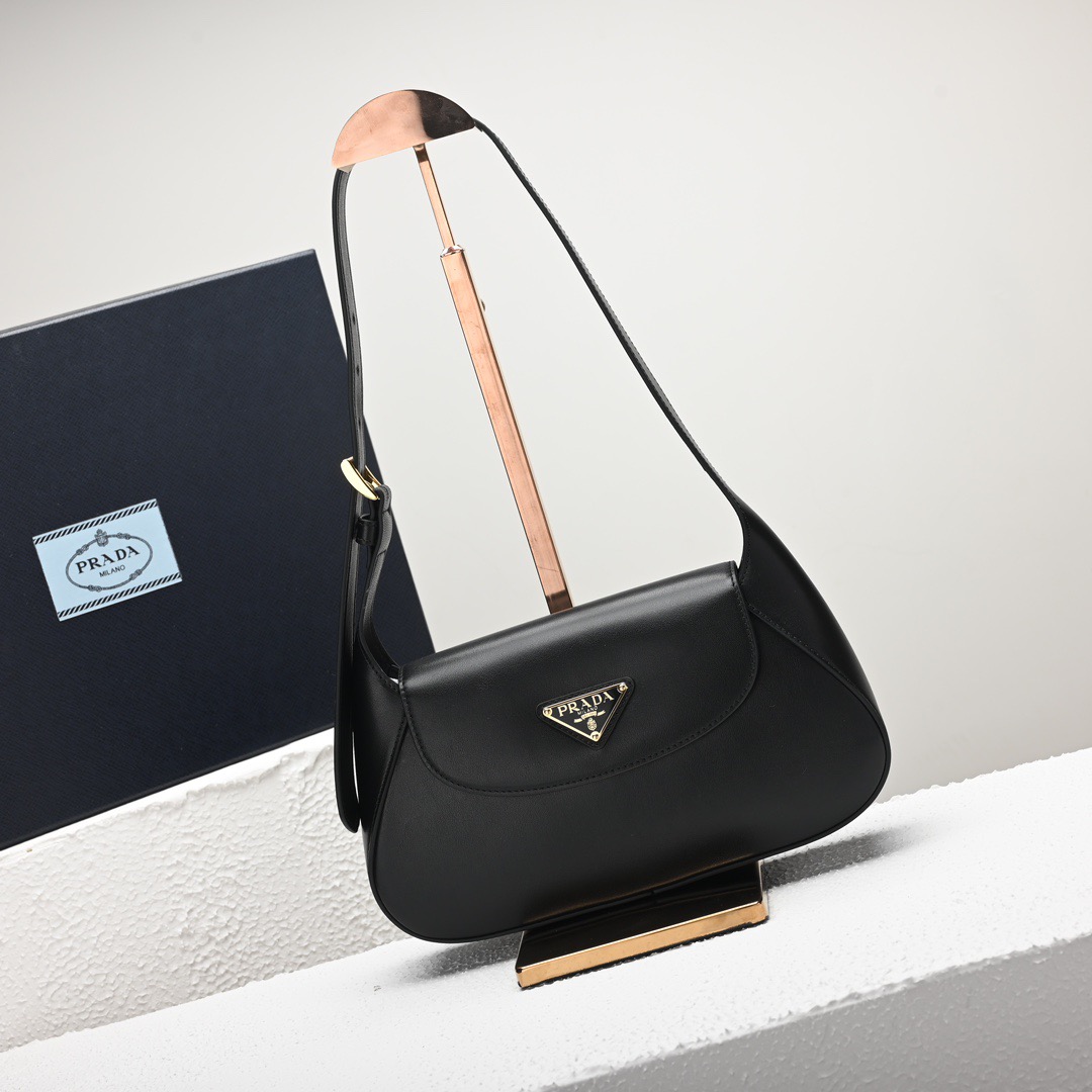 Prada 1BD358 Small Leather Shoulder Bags Size 25*15*5.5cm