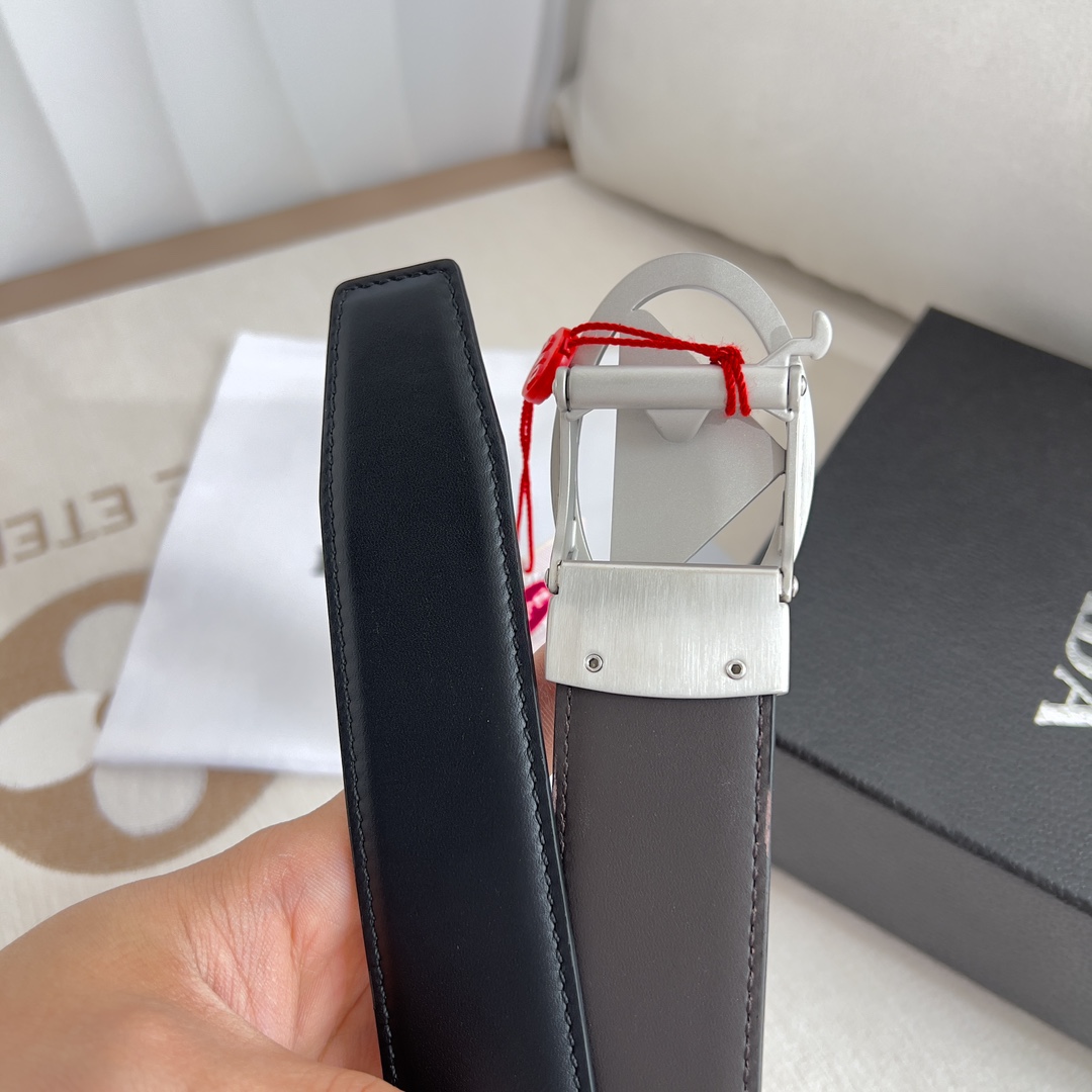 Prada Men Belt Width 3.5cm