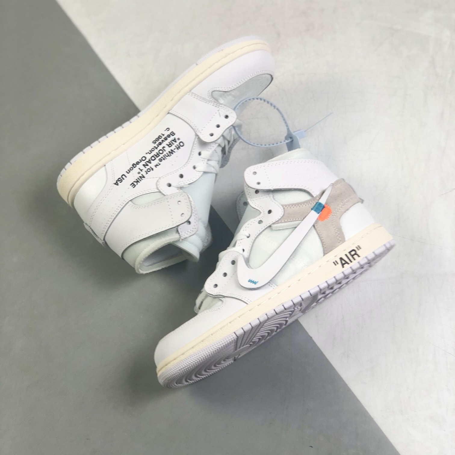 Nike Air Jordan 1 x OFF White High Top Sneakers Shoes Gr. 36-46