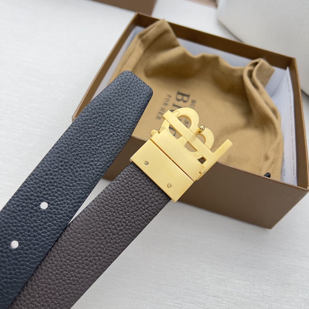 Burberry Men Belt Width 3.5cm