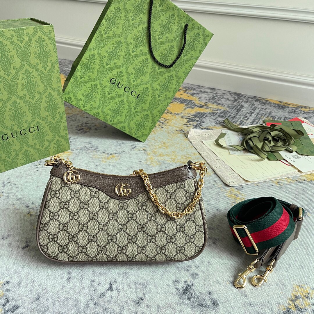 Gucci GG Ophidia GG Handbag for Women Size 25*15*6cm