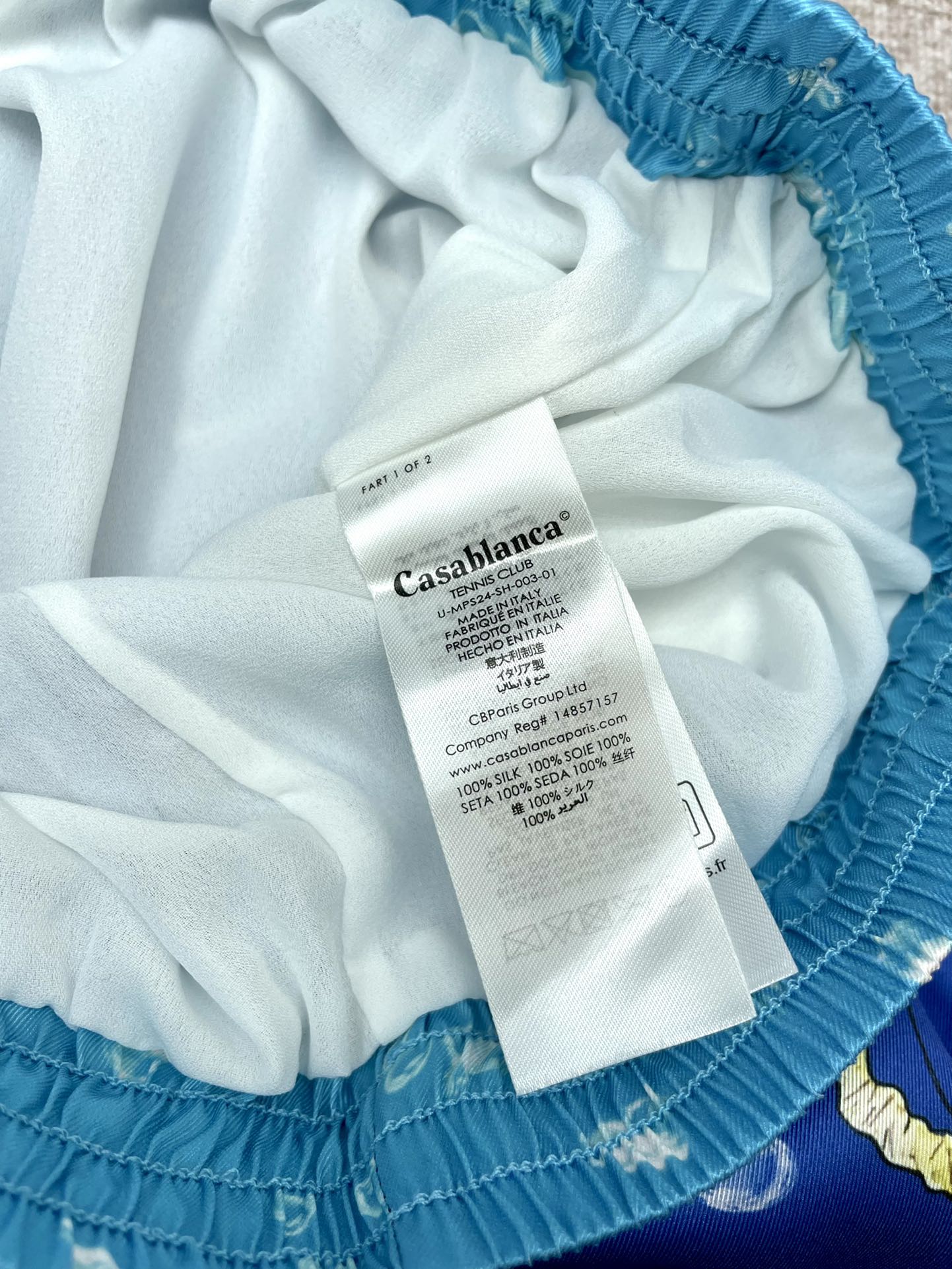 Casablanca Shorts Size S-XL