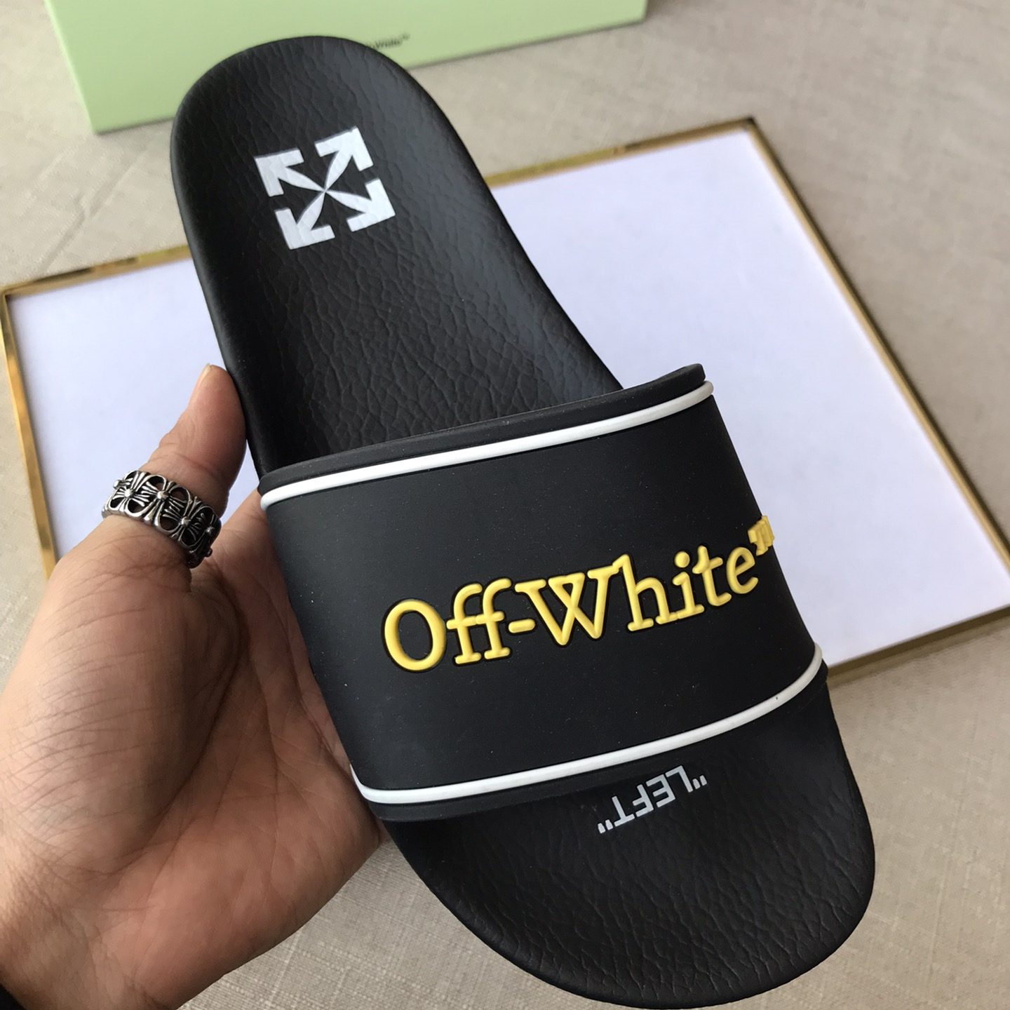 OFF White Mens Women Sandals Gr. 36-46