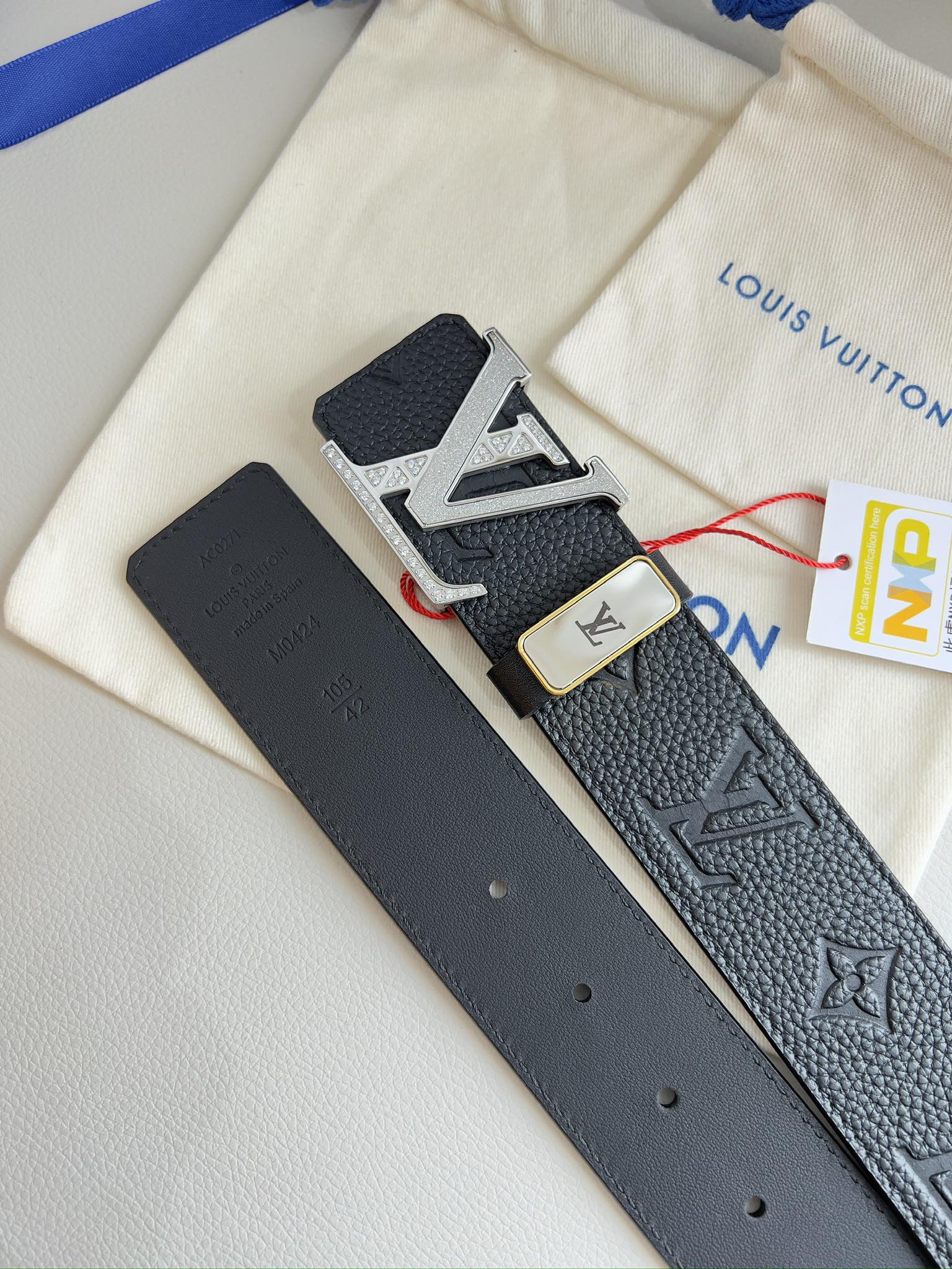 Louis Vuitton Men Belt Width 3.8cm