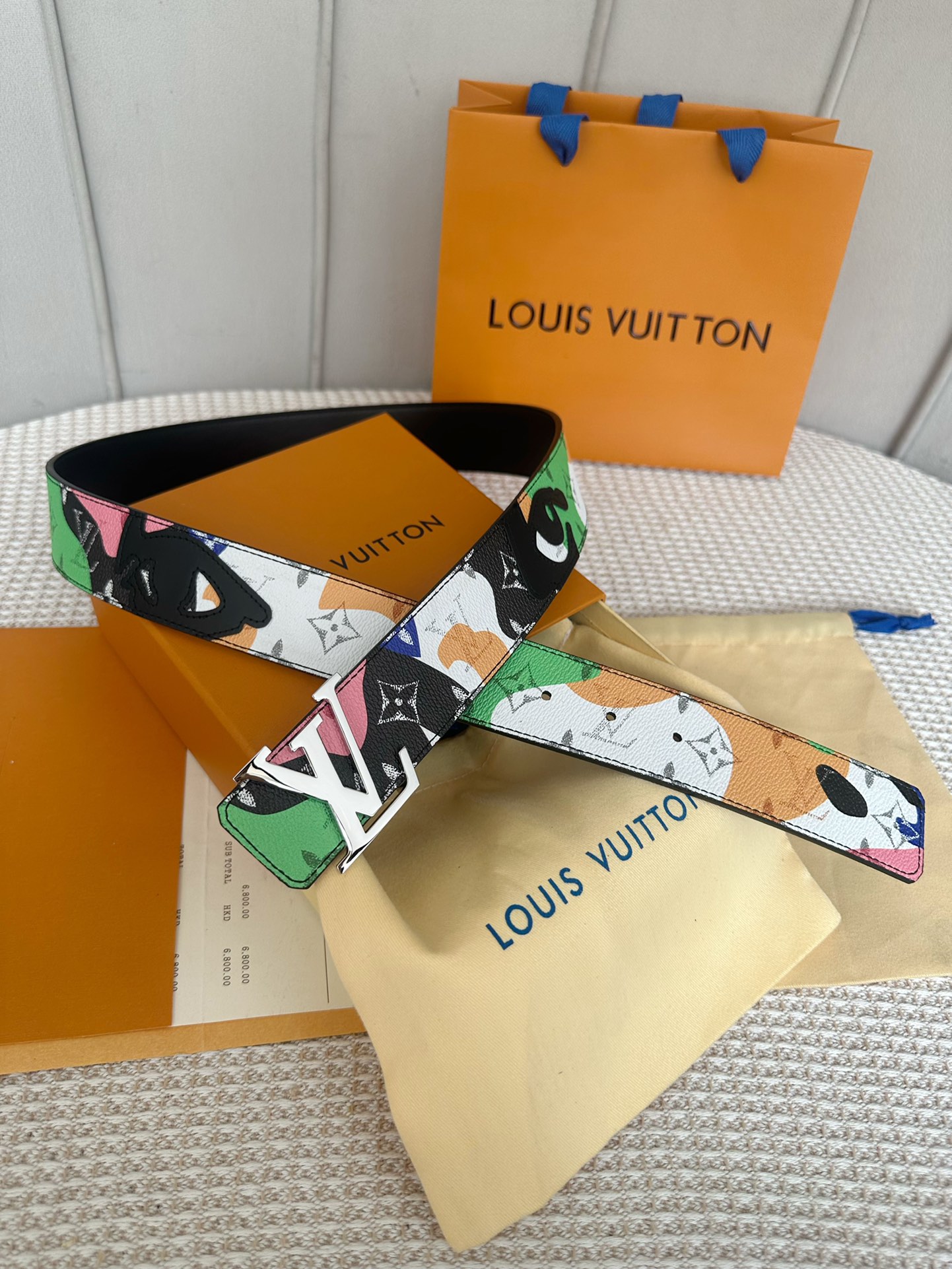 Louis Vuitton Men Belt Width 4cm