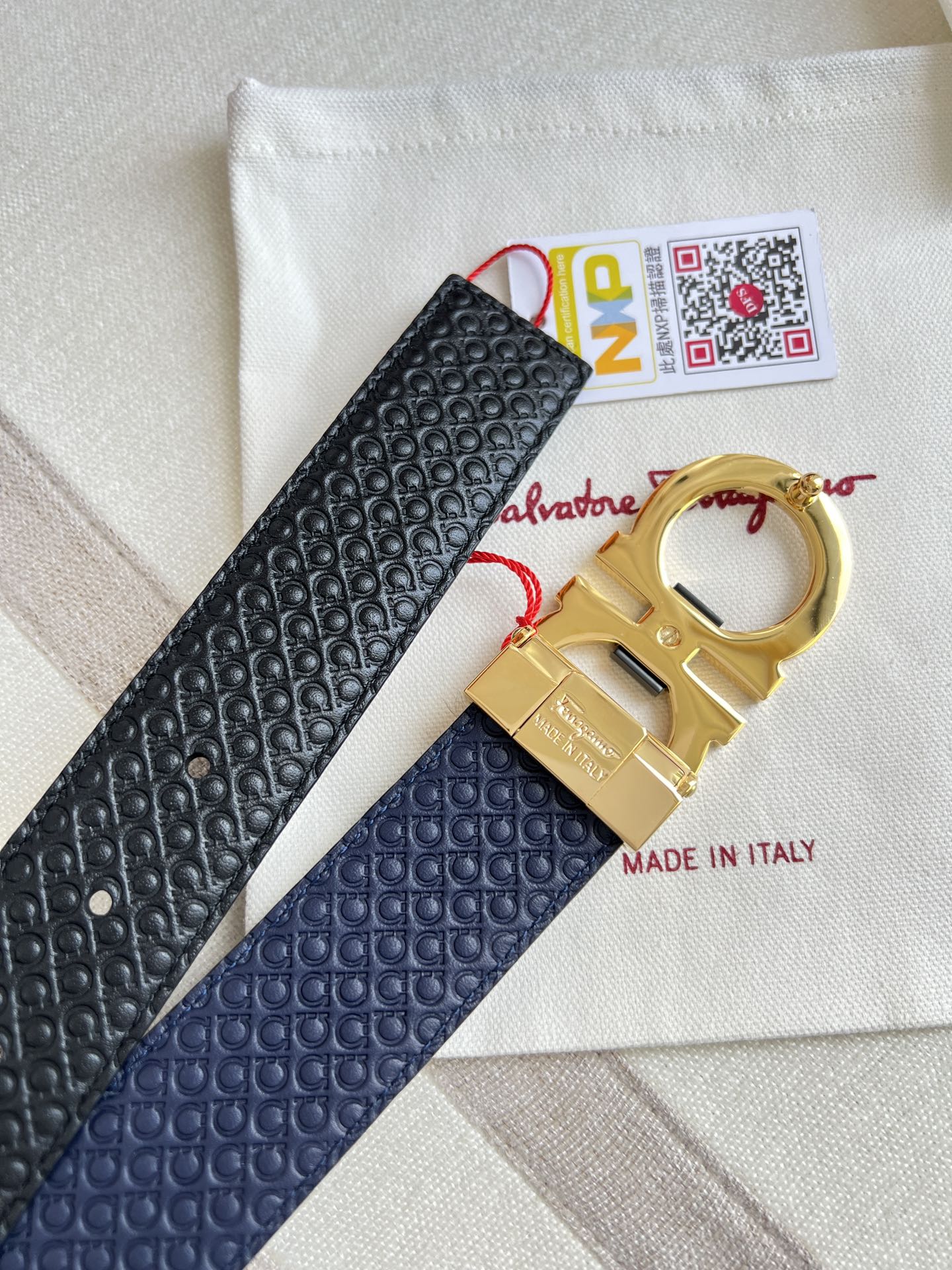Ferragamo Men Belt Width 3.5cm