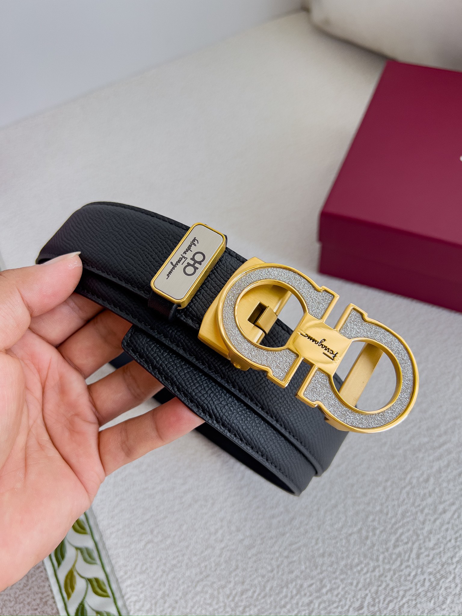 Ferragamo Men Belt Width 3.5cm