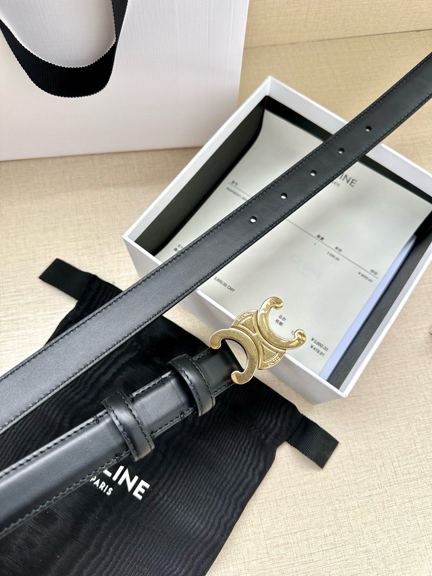 Celine Women Belt Width 2.5cm