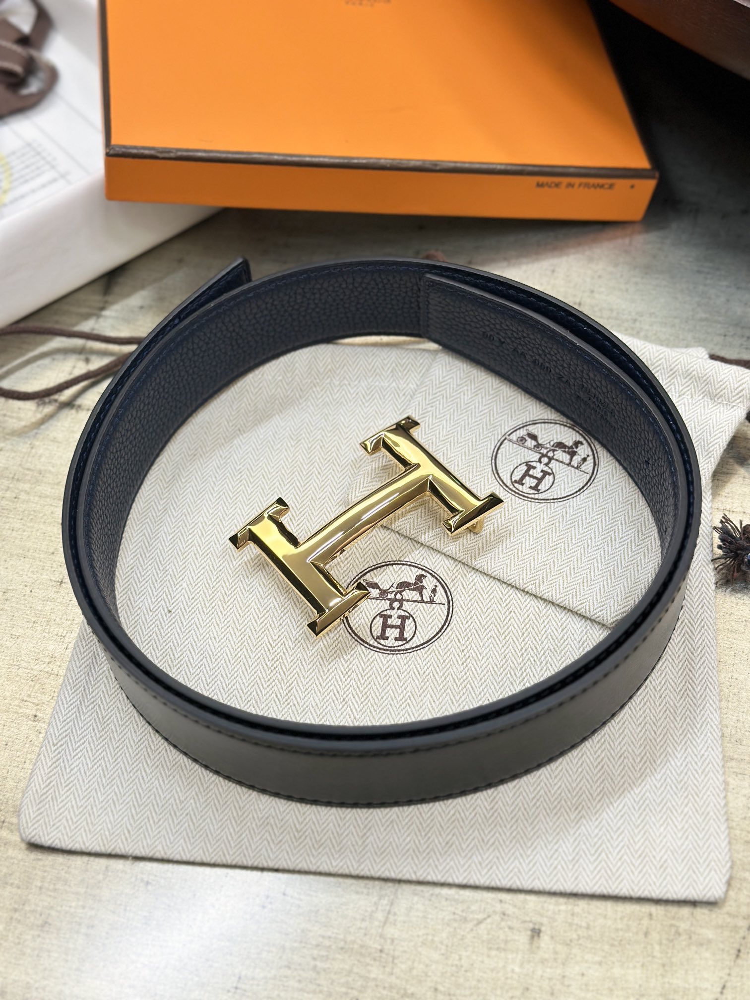 Hermes Men Belt Width 3.8cm