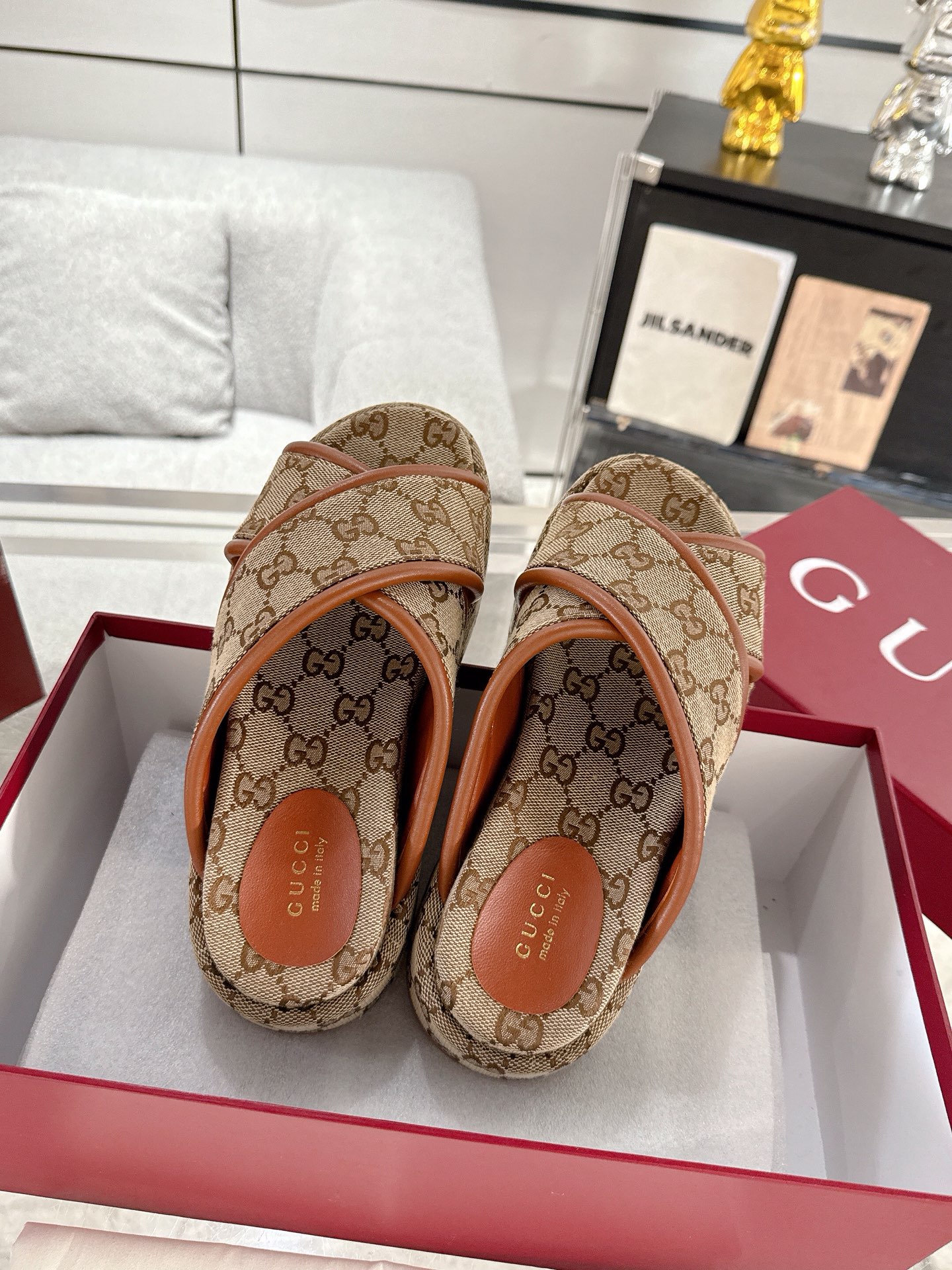Gucci Platform Sandal Slippers Size 36-44
