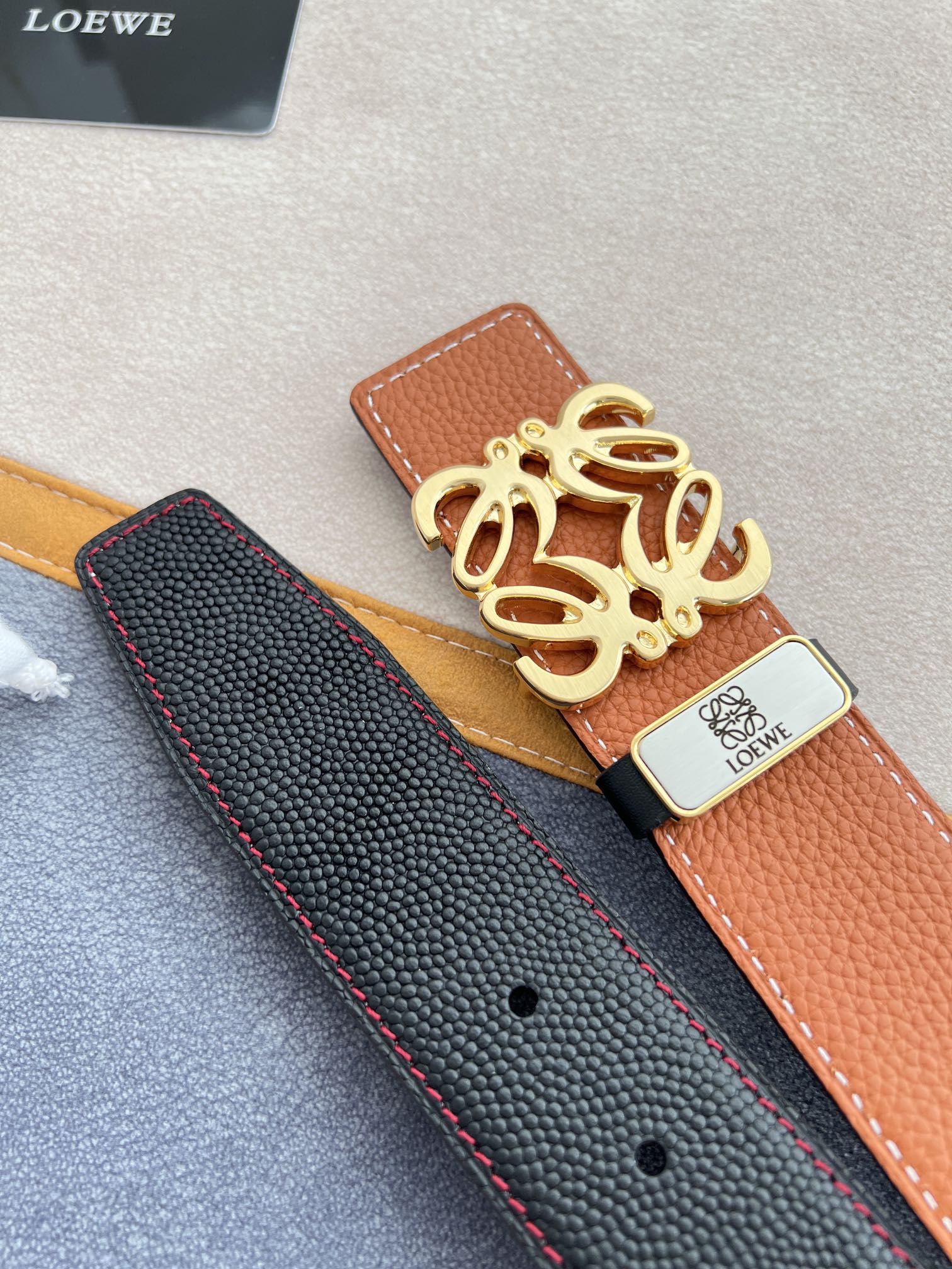 Loewe Men Belt Width 3.8cm