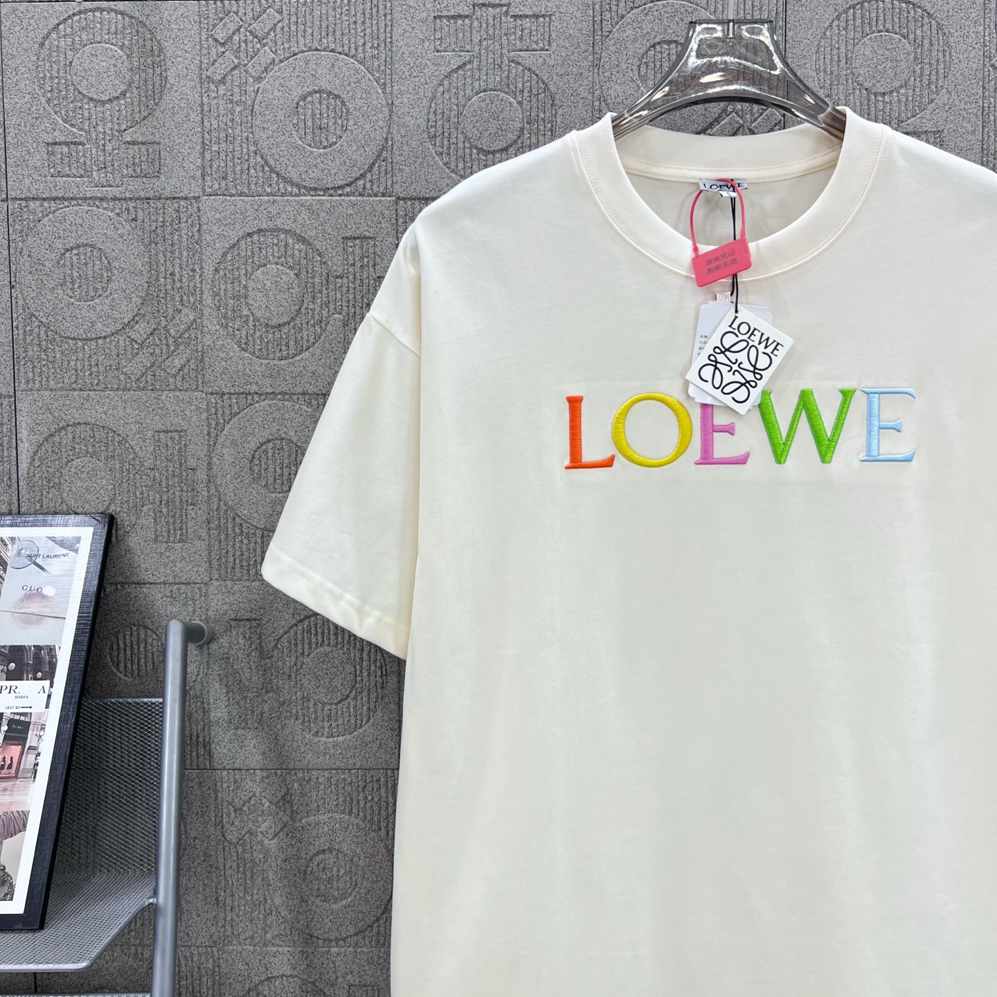 Loewe T Shirt  Embroider Logo Size XS-L