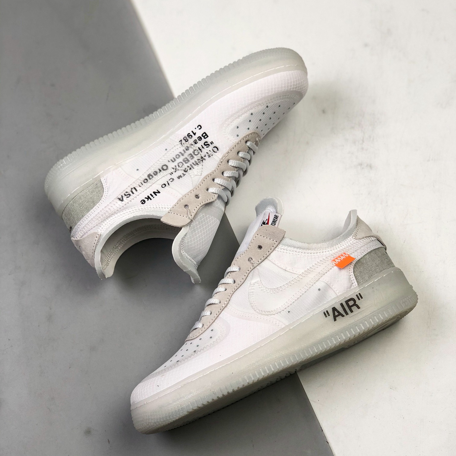 Nike Air Force 1 x OFF White Sneakers Shoes Gr. 36-45