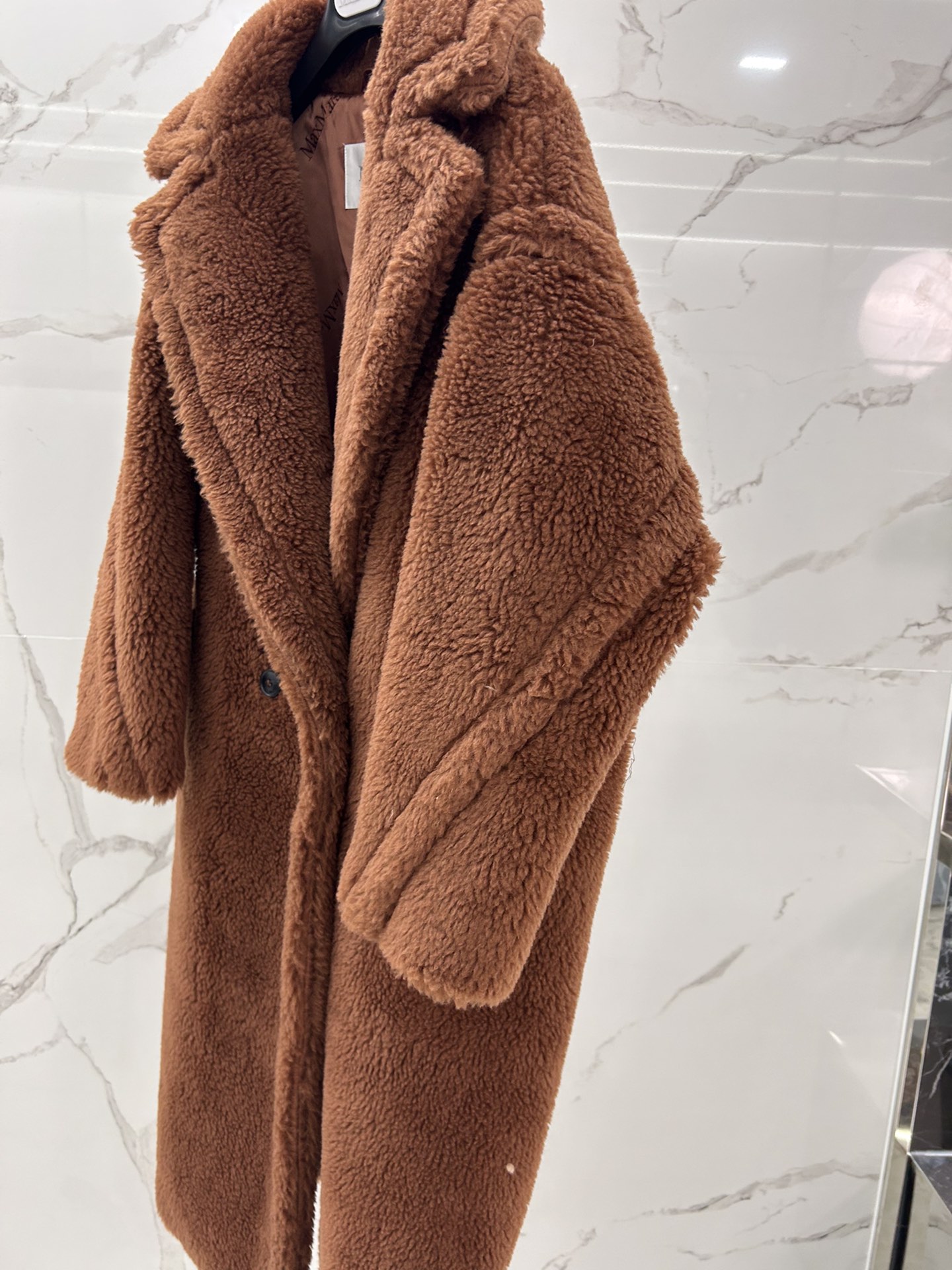 Max Mara Teddy fur long coat Size XS-M