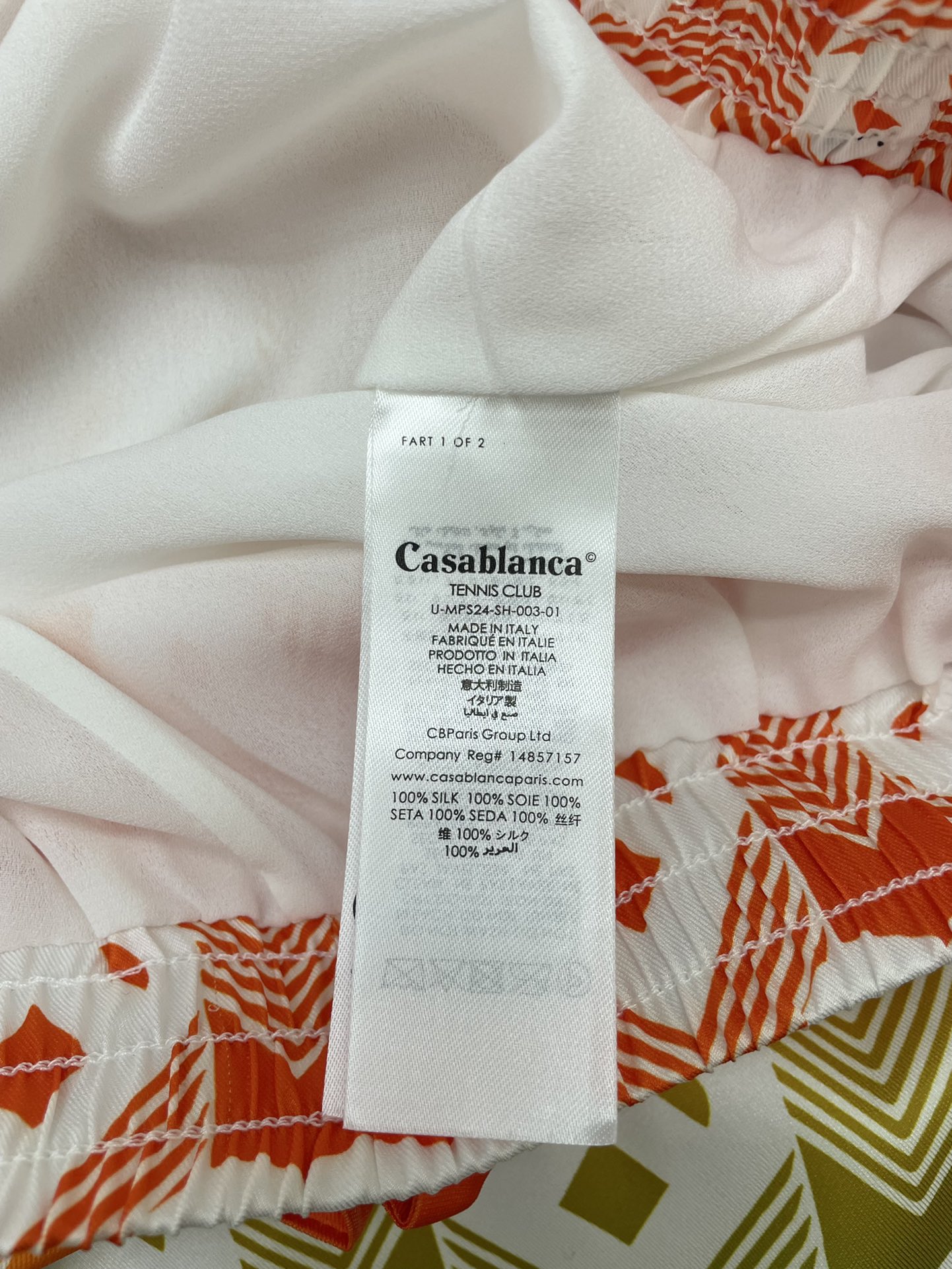 Casablanca Shorts Size S-XL