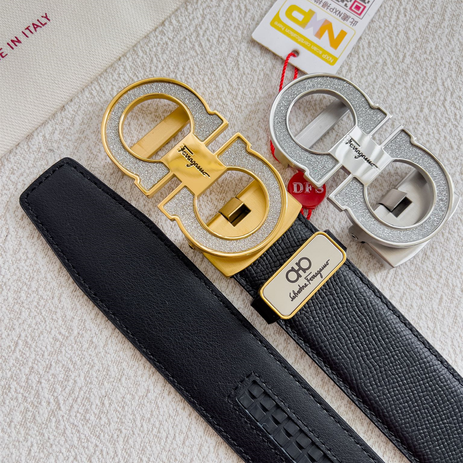 Ferragamo Men Belt Width 3.5cm