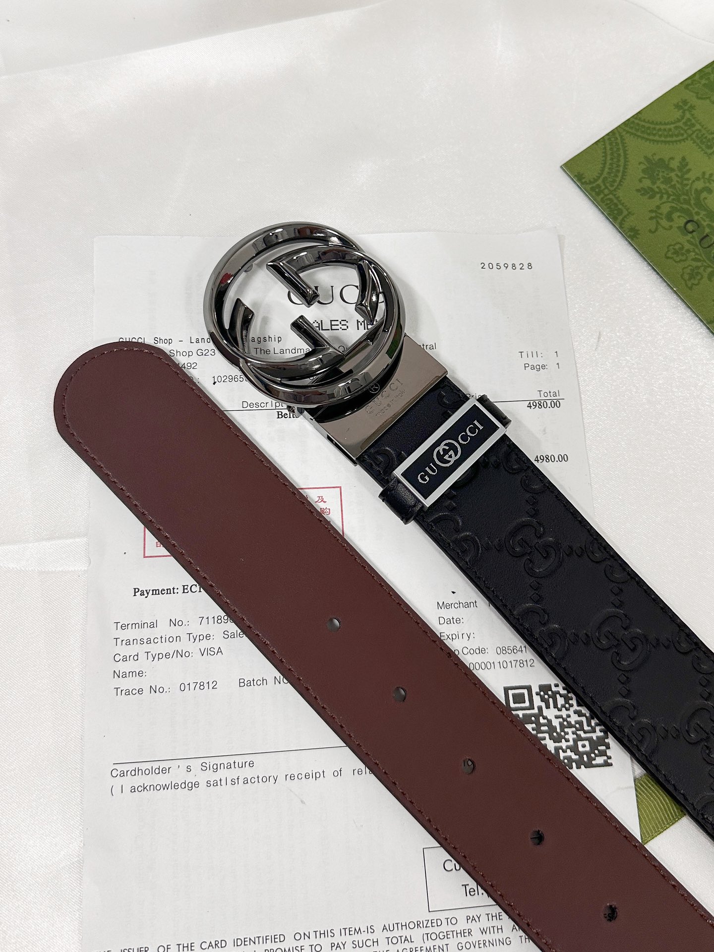 Gucci Men Belt Width 3.8cm