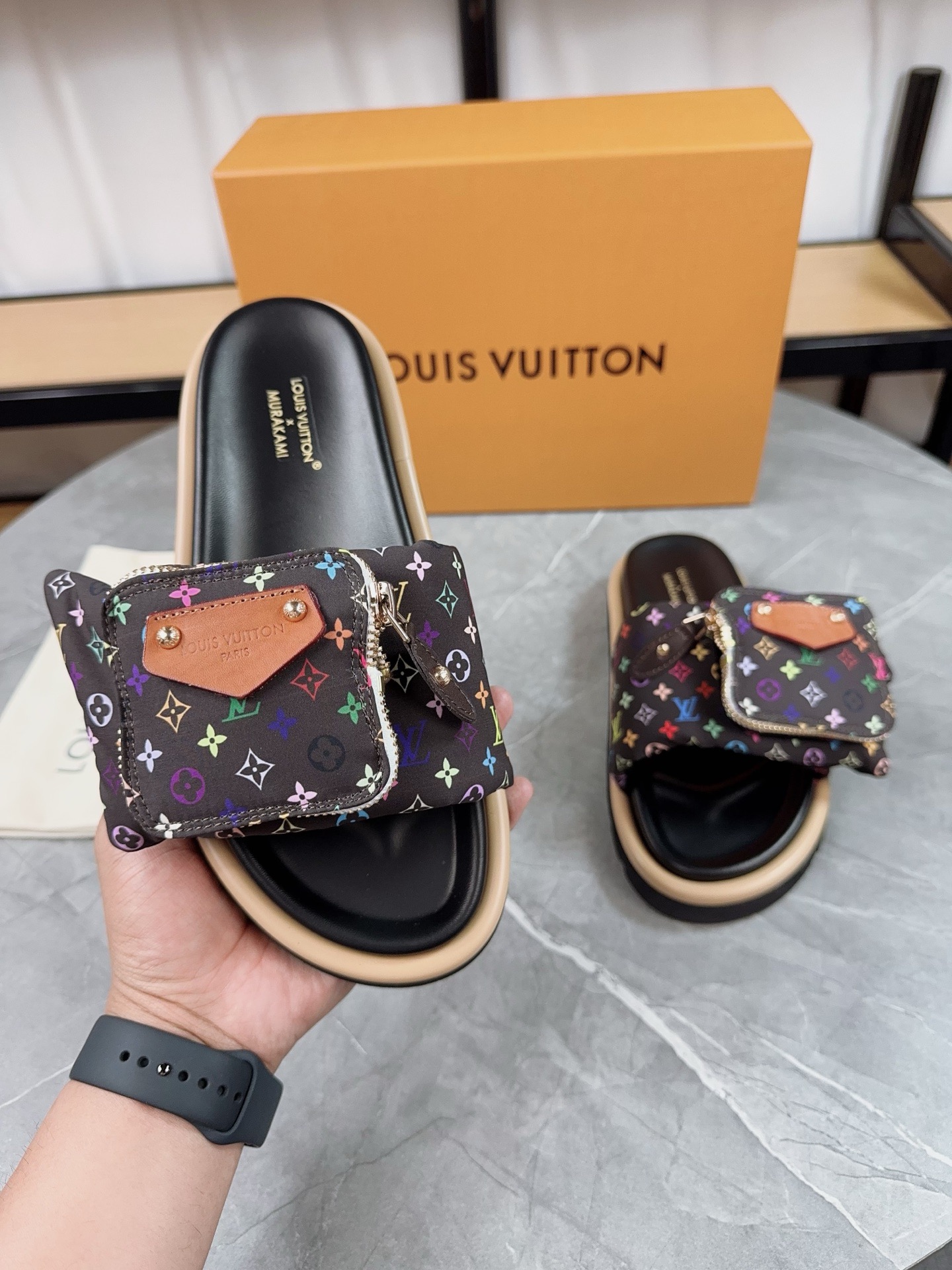 Louis Vuitton Pool Pillow Flat Comfort Slippers Size 36-46