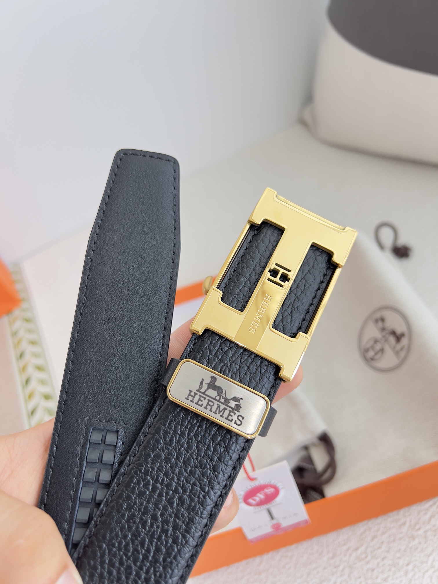 Hermes Men Belt Width 3.5cm