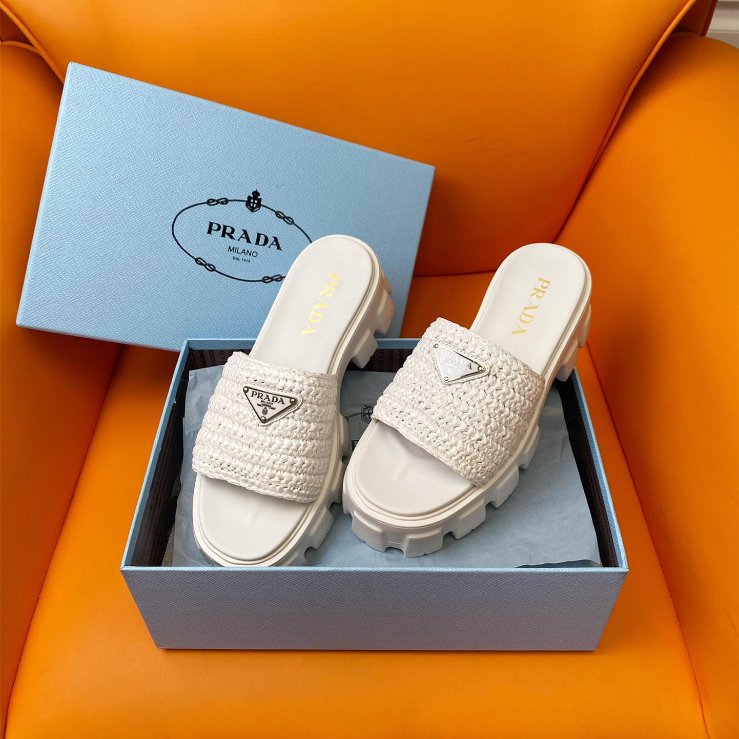 Prada 2024 New Monolith sandals Size 36-40