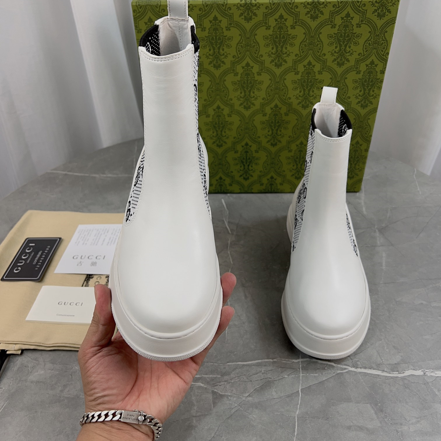 Gucci 23fw New Boots Unisex Size 35-46