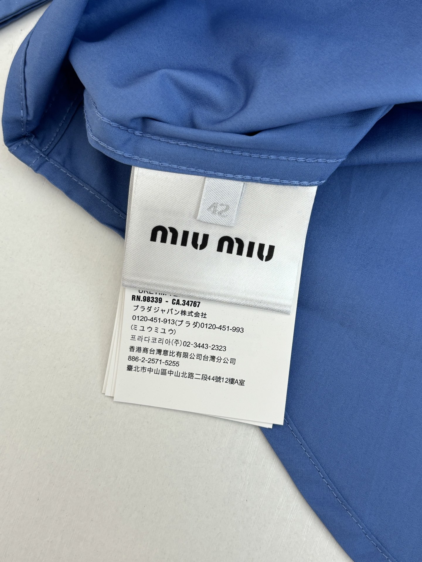 MiuMiu Unisex Shirt Size S-XL
