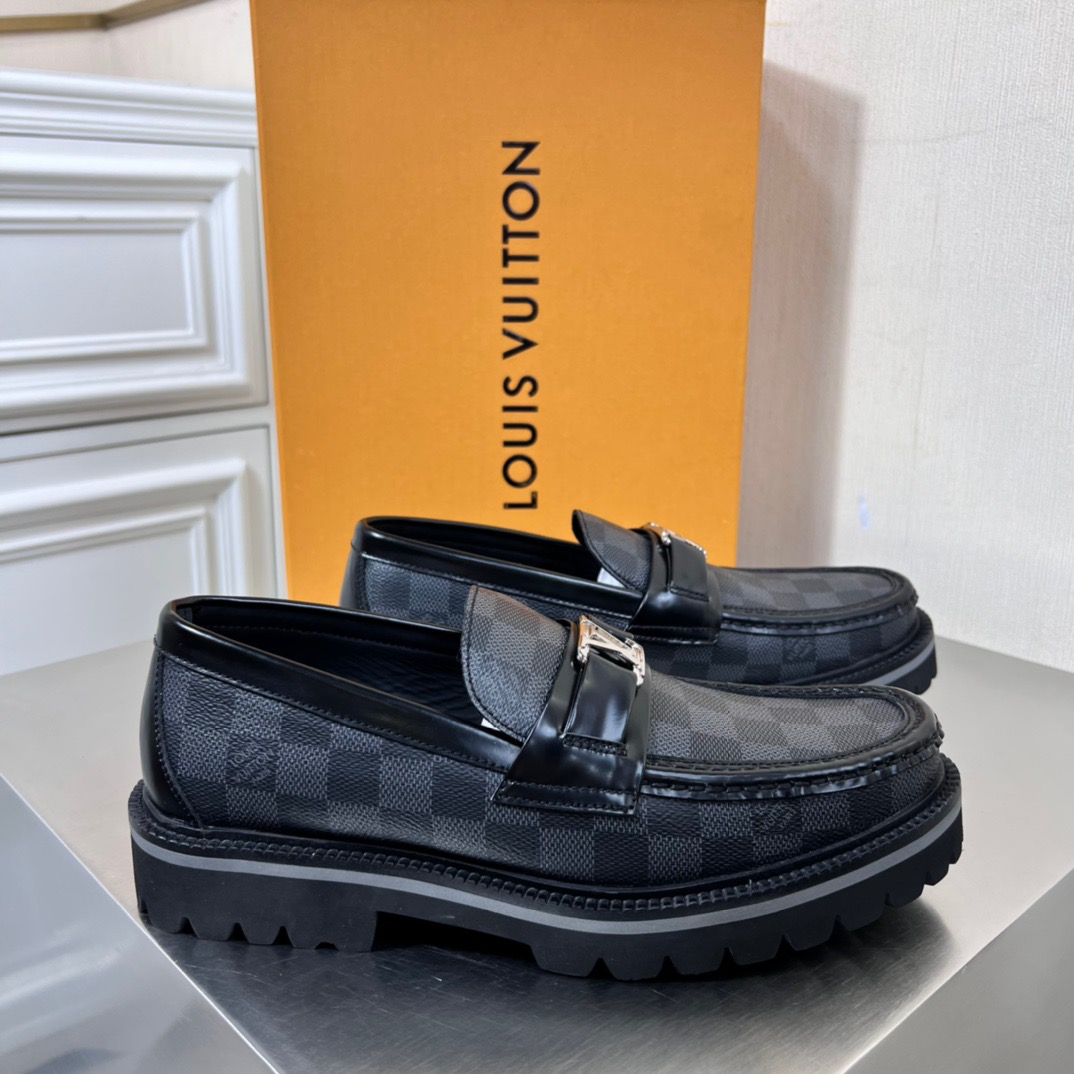 Louis Vuitton MAJOR LOAFER Moccasin Loafers Size 39-45 4-Color