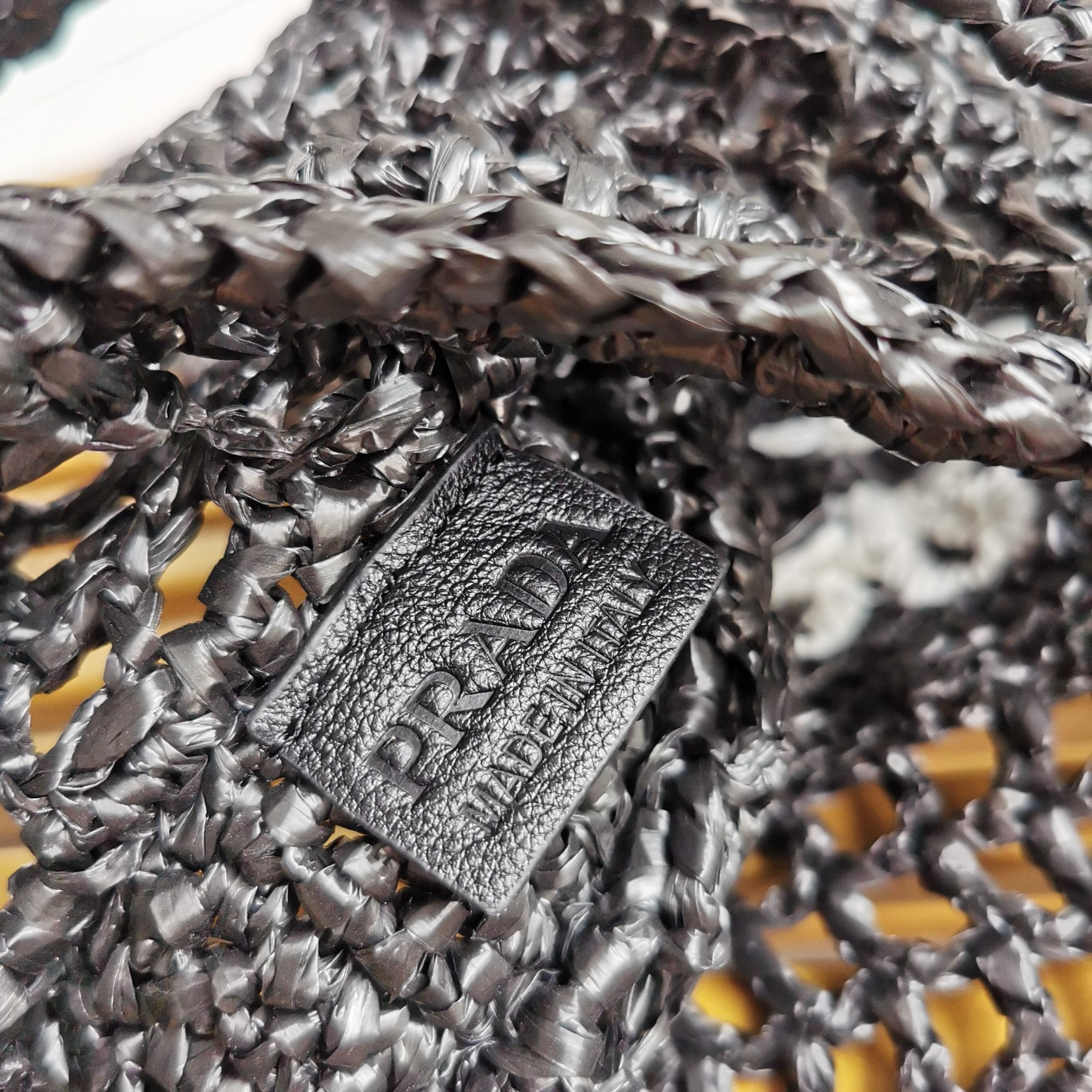 Prada 1BG393 Raffia Tote Bags Size 36*38*3cm