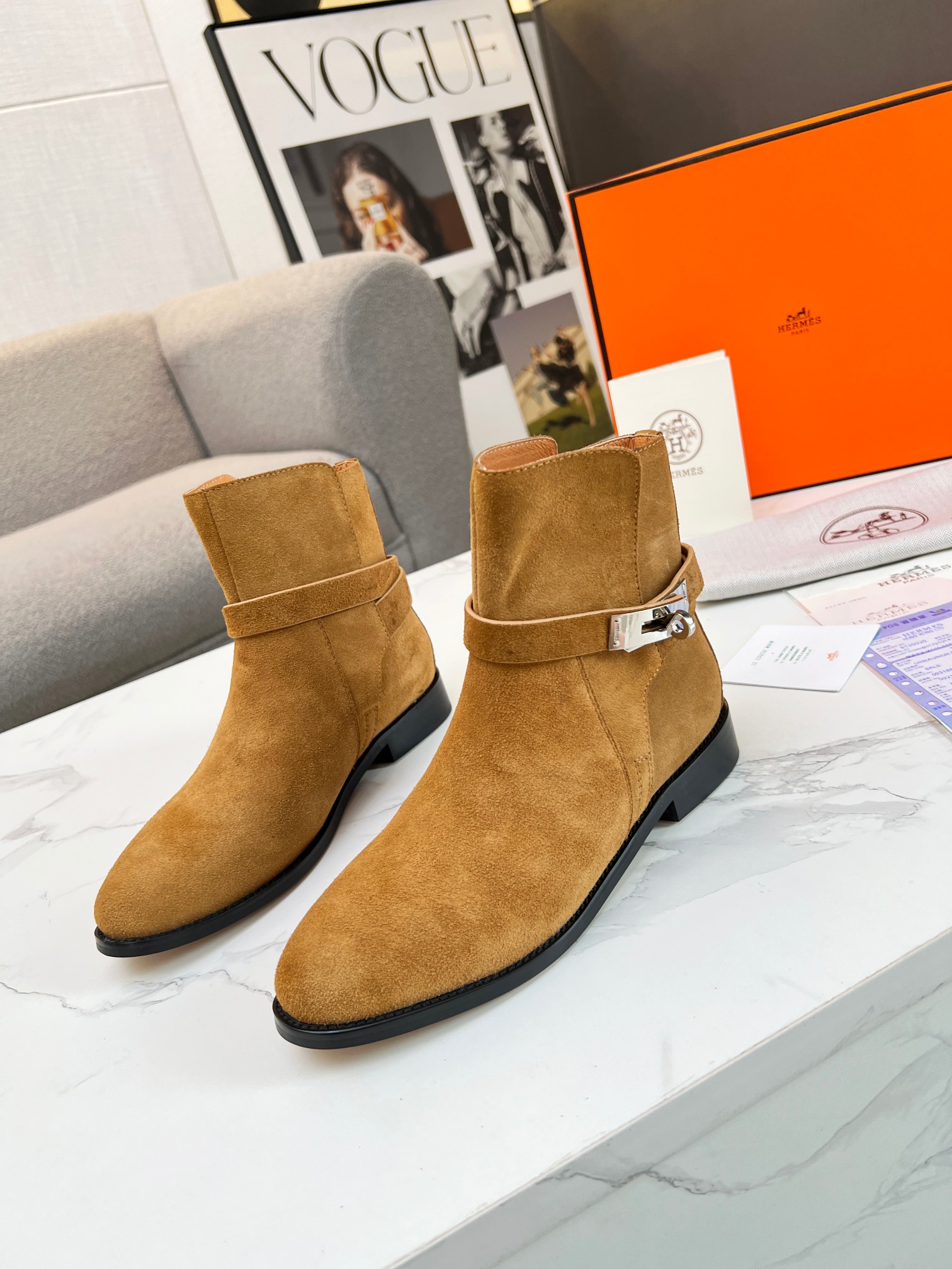 Hermes Women Kelly Boots Size 36-41