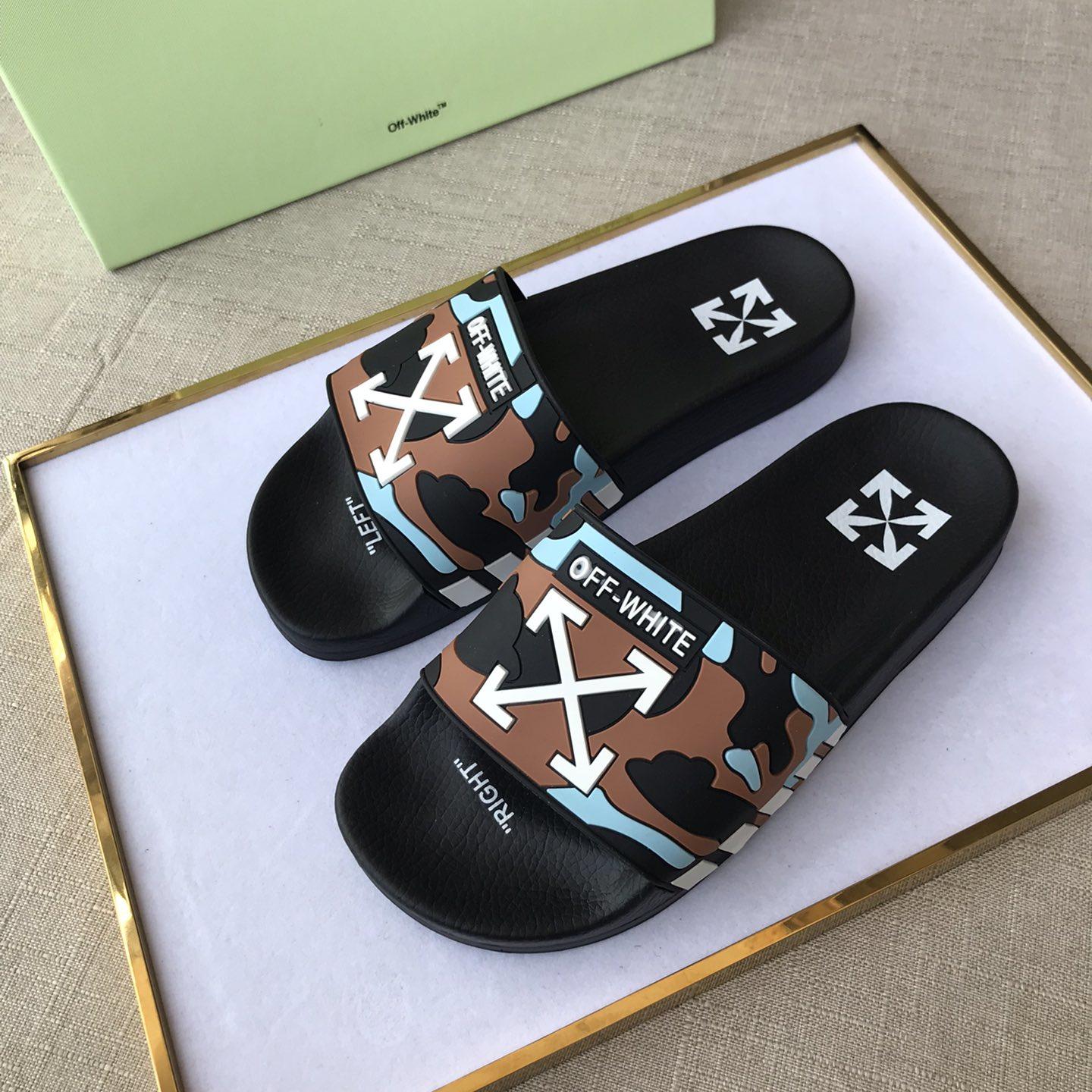 OFF White Mens Women Sandals Gr. 36-46