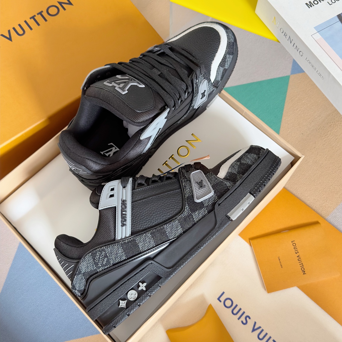 Louis Vuitton 2024New LV Trainer Sneaker Size 36-46