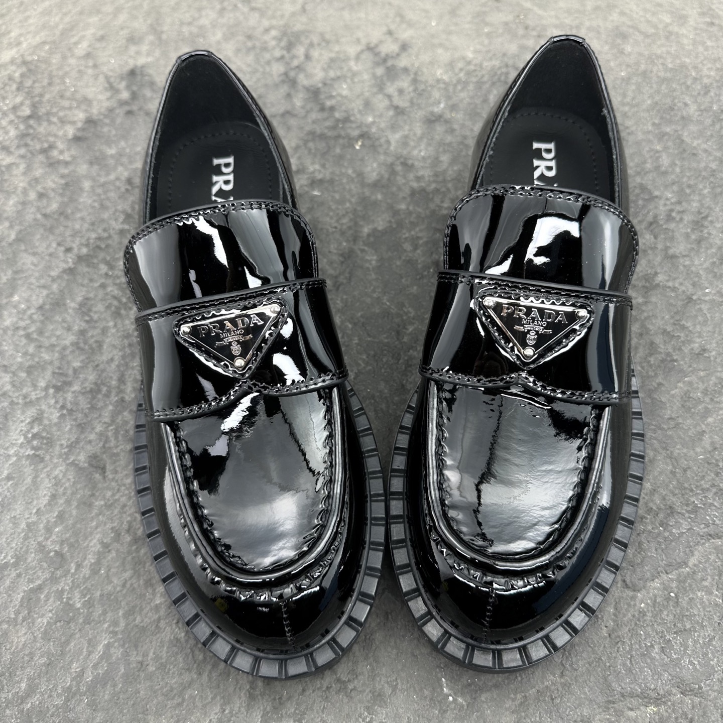 Prada Chocolate Loafers Size 36-46