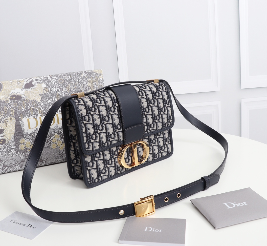 Dior Montaigne Women Shoulder Bags 24*17*8cm