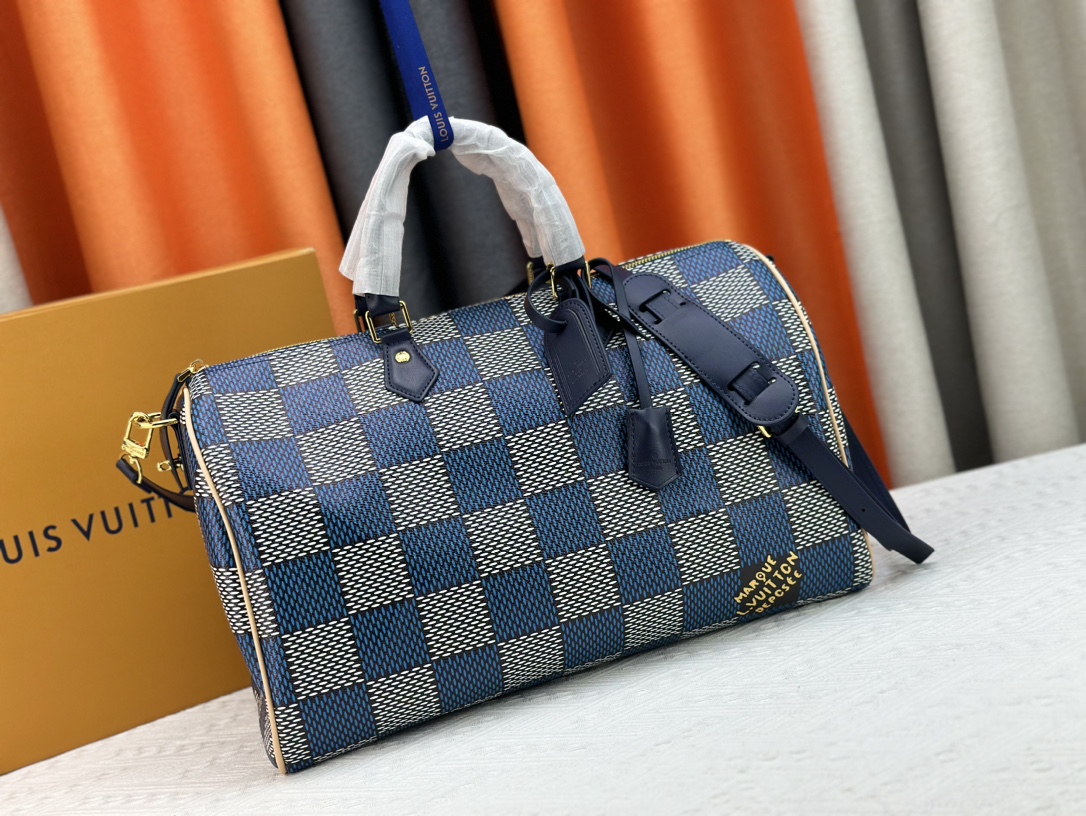 Louis Vuitton M24422 Speedy P9 Bandoulière 40 Monogram Leather Pharrell Williams Travel Bags Size 40*26*23cm