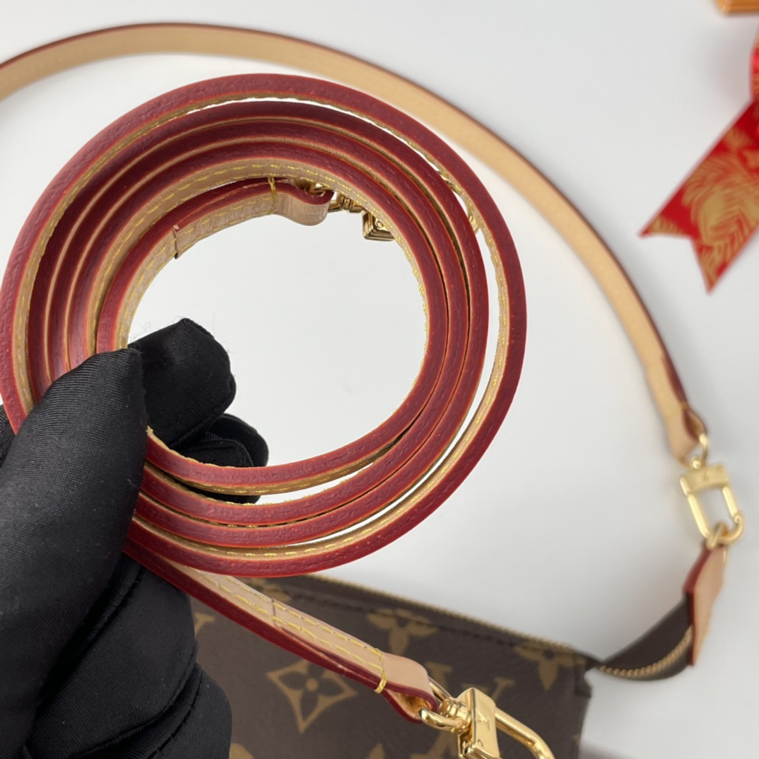 Louis Vuitton M40712 Pochette Accessoires Women Bags Size 23.5*13.5*4cm