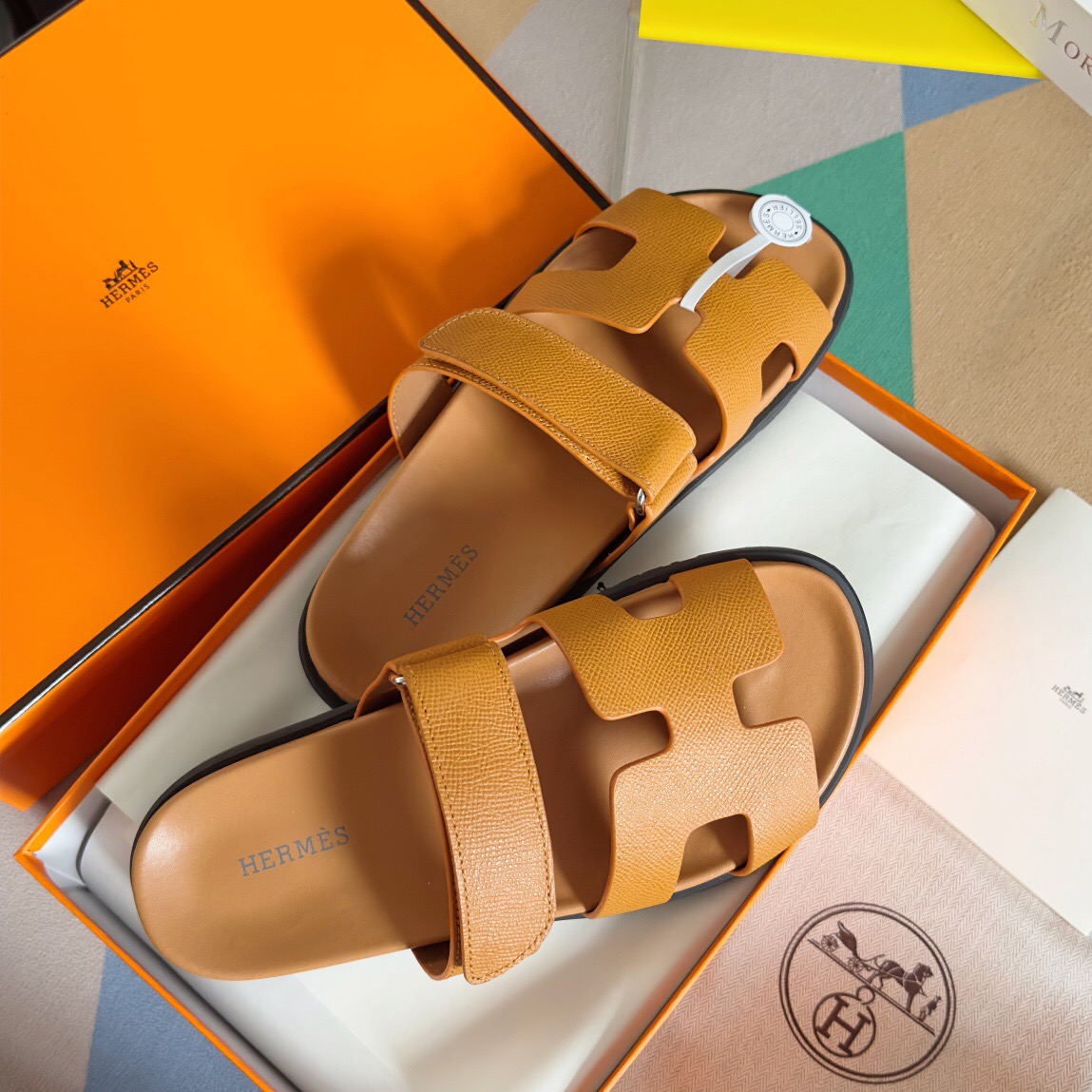 Hermes chypre Slippers Size 36-45